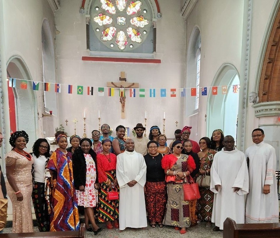 Priests and the Afro-Caribbean Choir