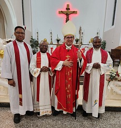 Bishop Tim and the Parish Priests